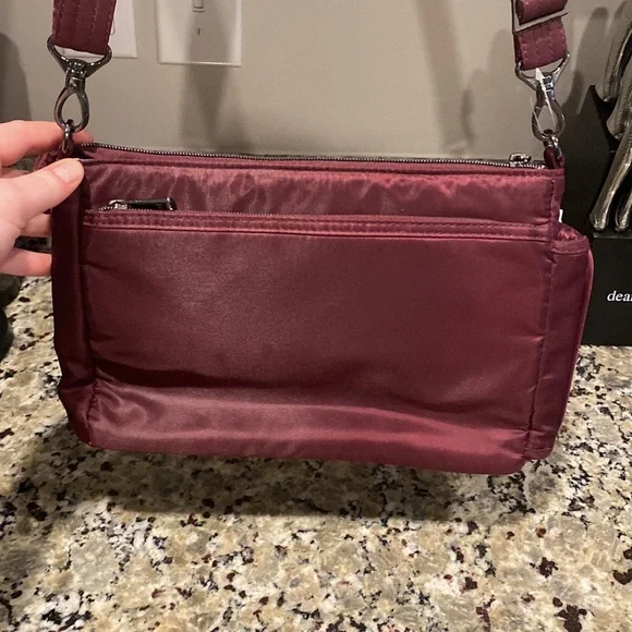 maroon Lug Pacer 2 studded crossbody bag - Picture 7 of 8